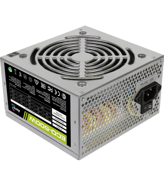 Блок питания Aerocool/Formula ECO-500W, 500Вт, 120мм, серый