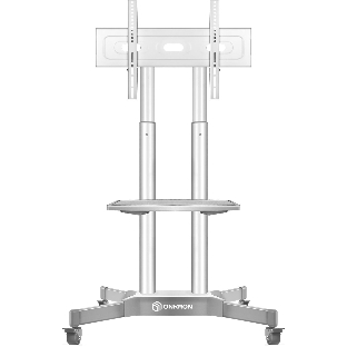 Стойка для телевизора Onkron TS1351 белый 32'-65' макс.45.5кг напольный мобильный