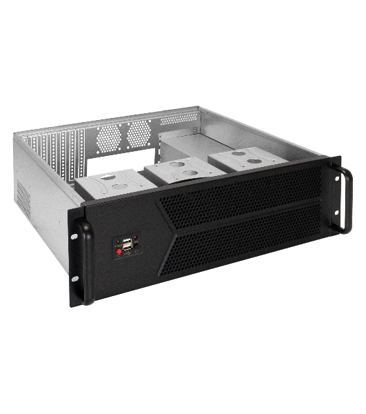 Серверный корпус ExeGate Pro 3U450-12 (RM 19', высота 3U, глубина 450, БП 2U-500ADS, 2хUSB)