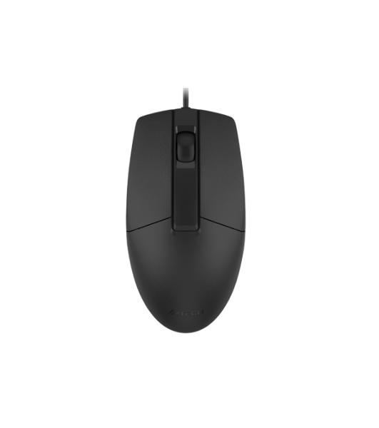Мышь проводная A4Tech OP-330S черный, 1200 dpi, USB, кнопки - 3