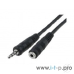Кабель-удлинитель 5bites AC35J-010F 3.5 Jack/M - 3.5 Jack/F, 1м, стерео, фото 1