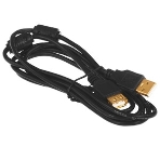 Кабель 5bites UC5011-030A USB2.0, AM/AF, зол.разъемы, ферр.кольца, 3м., черный, фото2