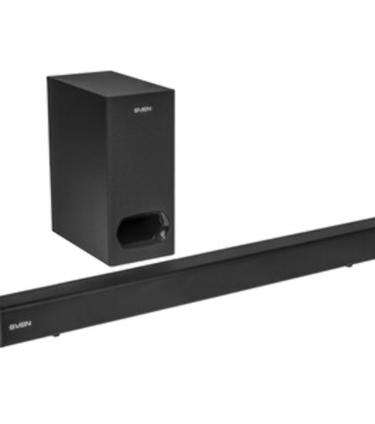 Саундбар SVEN SB-2400DD черный (Dolby Digital Plus, 2х80 + 240 Вт, Bluetooth, ПДУ, USB)