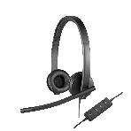 Гарнитура Logitech USB Headset H570e Stereo чёрный, проводная, USB, фото25