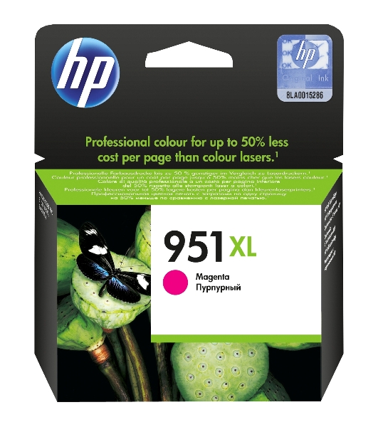 Картридж струйный HP №951XL CN047AE пурпурный для HP OJ Pro 8100/8600 (1500 стр.)