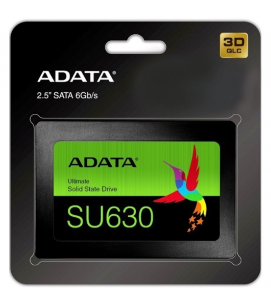 Накопитель SSD ADATA SU630, 960Gb, SATA III, 2.5', R/W 520/450