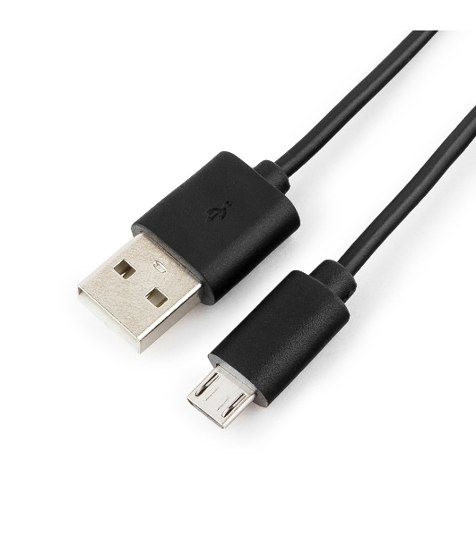 Кабель USB2.0 Pro Cablexpert CC-mUSB2-AMBM-1M, AM/microBM 5P, 1м, экран, черный, пакет