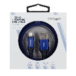 Кабель Crown USB - Lightning CMCU-3103L blue, фото3