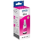 Чернила Epson T6643 Magenta (C13T66434A) пурпурные, контейнер 70 мл., для L100/L110/L120/L1300/L200/L210/L300/L350/L355/L550, фото2