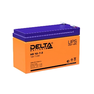 Батарея для ИБП Delta HR 12-7.2 (12V, 7.2Ah)