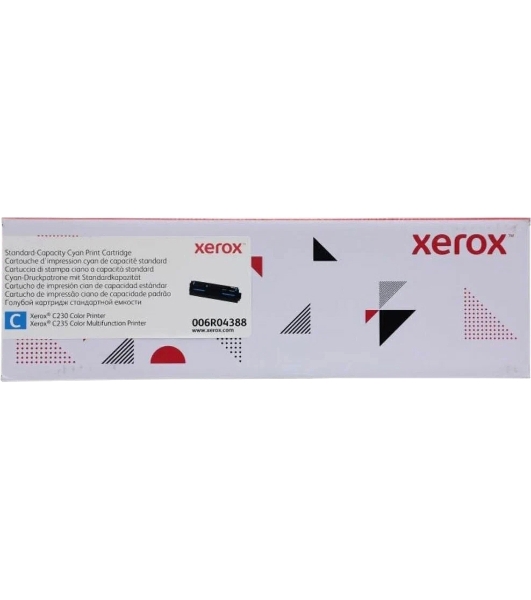 Картридж лазерный Xerox C230/C235 голубой стандарт (006R04388)