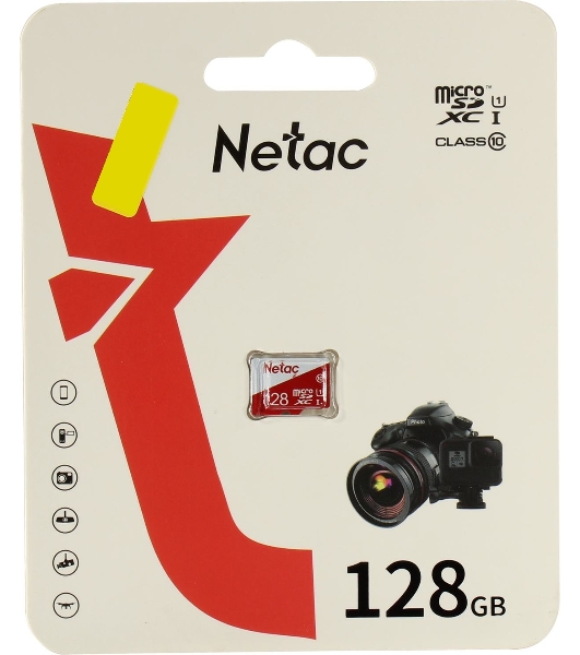 Флеш карта microSDHC 128Gb Netac P500 ECO NT02P500ECO-128G-S (без SD адаптера)