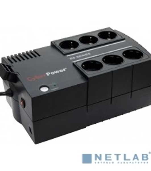 Источник бесперебойного питания CyberPower BS650E/650 ВА/390 Вт/8 х CEE 7 (евророзетка)