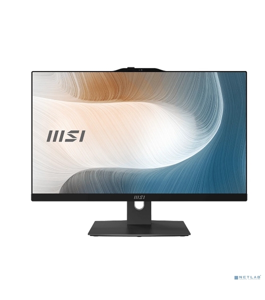 Моноблок MSI Modern AM242P 1M AiO 23,8' FHD (1920x1080)IPS AG Non-touch,Core i7-150U (1.8GHz),16Gb DDR5(2*8Gb),512Gb SSD M.2, Intel UHD, WiFi,BT, camera,WirelessKB&mouse Eng/Rus, No OS,1y,черный (9S6-AE0721-1466)