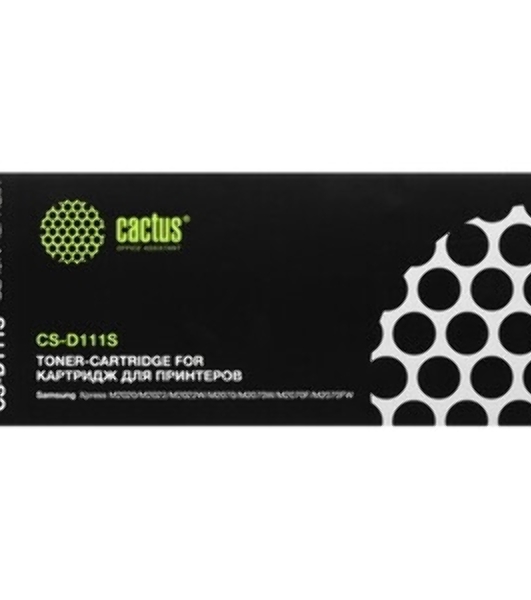 Картридж лазерный Cactus CS-D111S черный (1000 стр.) для Samsung Xpress M2022/M2020/M2021/M2020W/M2070