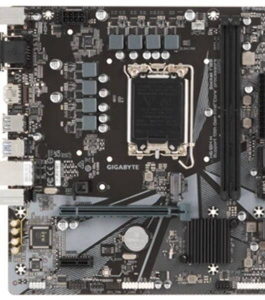 Материнская плата Gigabyte H610M H V2, LGA 1700, Intel H610, 2xDDR5, 4xSATA, 1xM.2, 1xPCIe 4.0 x16, 1xPCIe x1, 1xHDMI, 1xVGA, 1x 1Gb LAN, 2xUSB-A 3.2 Gen 1, 4xUSB-A 2.0, 3x 3.5 мм, 7.1, mATX