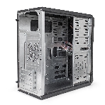 Компьютерный корпус ExeGate EX284036RUS Minitower BA-204U Black, mATX, (AA450, 80мм), 2хUSB+2хUSB 3.0, Audio, фото7