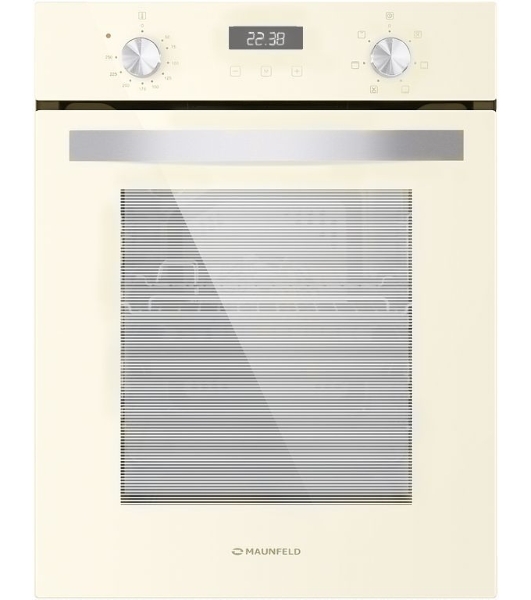 Шкаф духовой электрический Maunfeld EOEM516BG, 45 см, 51 л, бежевый, встраиваемый