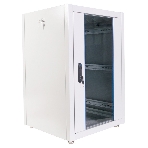 Шкаф телекоммуникационный напольный ЭКОНОМ 18U (600 × 800) дверь стекло, дверь металл, фото20