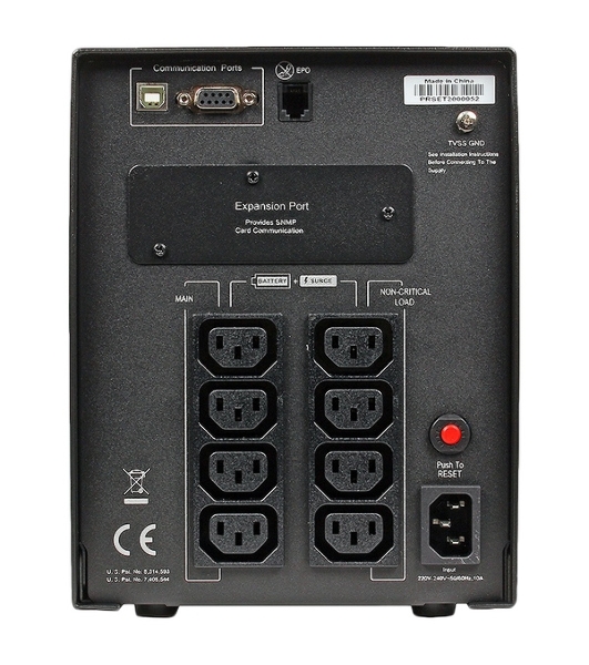 Источник бесперебойного питания CyberPower PR 1000LCD /1000ВА / 900Вт / 8 х IEC 320 C13