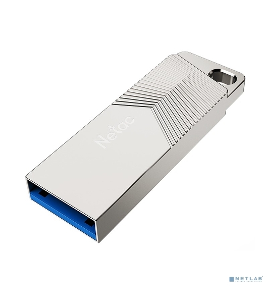 Флешка USB Netac UM1 (NT03UM1N-016G-32PN), 16Gb, USB 3.2, R/W 150/45, серебристый