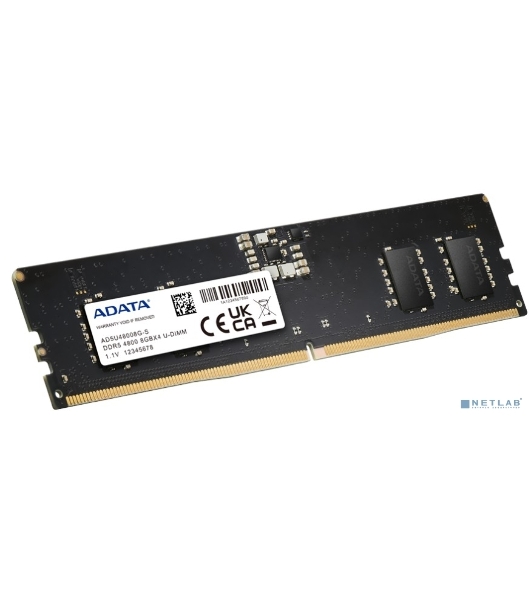 Оперативная память ADATA, DDR5, 32GB (1x32GB), 4800MHz, CL40, UDIMM