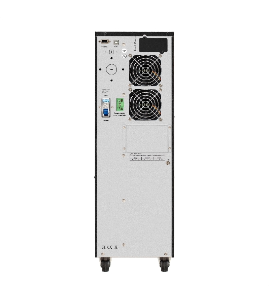 Источник бесперебойного питания On-line ExeGate PowerExpert TL-575-10kVA.192V.LCD.AVR.T.USB.RS232.SNMP 10000VA/10000W, On-Line, PF=1, LCD, клеммы, RS232, USB, SNMP-slot, встроенные батареи 12V 7.2Ah - 16шт, возможность подключения до 4 внешних батарейных блоков 192В, Tower, металлический корпус на колесиках, черный