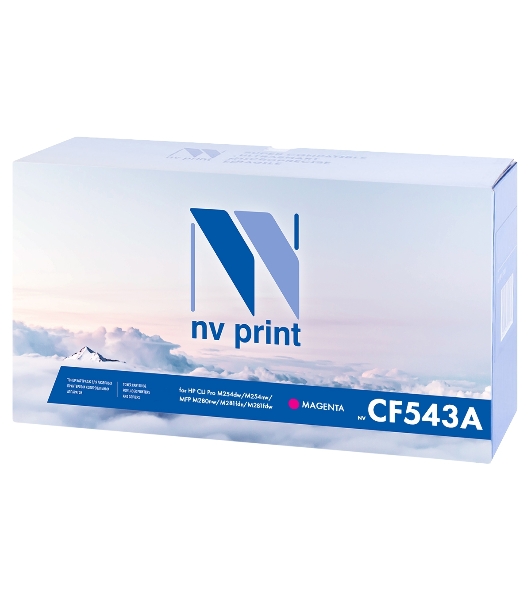 Картридж лазерный NVPrint совместимый HP CF543A Magenta для Color LaserJet Pro M254dw/M254nw/MFP M280nw/M281fdn/M281fdw (1300k)