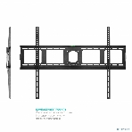 Кронштейн ONKRON UF4 55'-100' макс. 800x600, наклон 0º, поворот 0º, от стены 35мм, вес до 75кг, черный, фото19