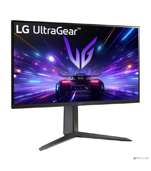 Монитор 27' LG UltraGear 27GS65F-B IPS 1920x1080, 180 Гц, 1 мс, 16:9, 400 кд/м2, 1xHDMI, 1хDP, 1x3.5 мм, черный