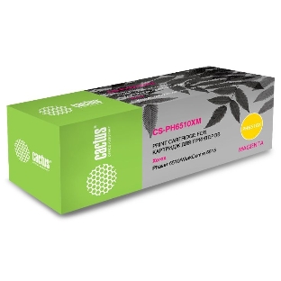 Картридж лазерный Cactus CS-PH6510M (106R03486) пурпурный (2400 стр.) для Xerox Phaser 6510DN/WC 6515DN