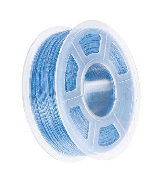 Филамент NVPrint PLA Twinkling Blue для 3D печати диаметр 1.75мм длина 330 метров масса 1 кг