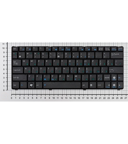 Клавиатура для ноутбука Asus Eee PC 1101 1101HA N10 N10E N10J черная