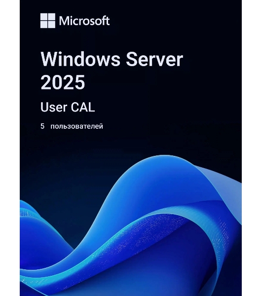 Операционная система Microsoft Windows Server CAL 2025 English 1pk DSP OEI 5 Clt User CAL (EP2-25279)