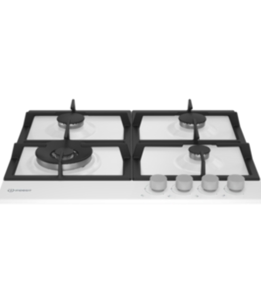 Газовая варочная панель Indesit THPM 642 WS/WH/I, независимая, белый