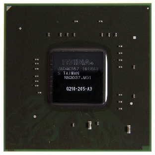 Чип GeForce G210, G210-205-A3