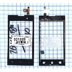 Сенсорное стекло (тачскрин) для Fly IQ4418 ERA Style 4, черное, фото3