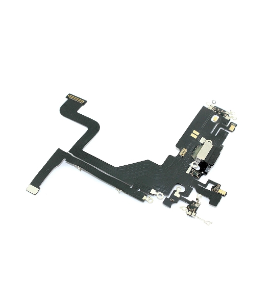 Шлейф с разъемом зарядки и микрофоном для Apple iPhone 13 Pro, черный