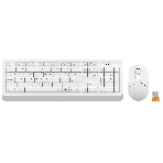 Комплект клавиатура+мышь A4Tech FStyler FG1012 беспроводной, USB, 1200 DPI, белый, фото27