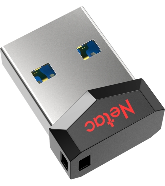 Флешка USB Netac UM81 (NT03UM81N-032G-20BK), 32Gb, USB 2.0, R/W 30/10, черный/красный