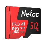 Флеш карта MicroSD card Netac P500 Extreme Pro 512Gb, retail version w/SD adapter, фото2