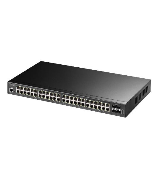 Коммутатор Cudy GS2048PS4-720W, 48×1 Гбит/с, 4×10 Гбит/с SFP+