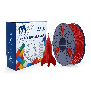 Филамент NVPrint PLA High Speed Red для 3D печати диаметр 1.75мм длина 330 метров масса 1 кг