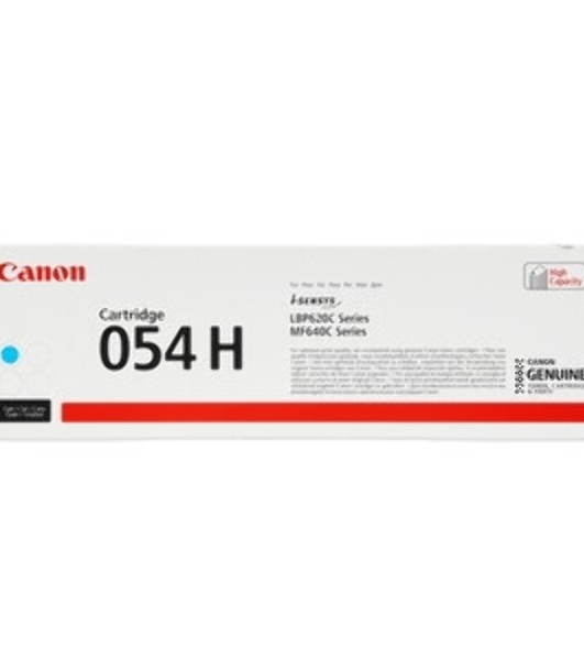 Картридж лазерный Canon 054 H C (3027C002) голубой (2300 стр.) для Canon MF645Cx/MF643Cdw/MF641Cw/LBP623Cdw/621Cw