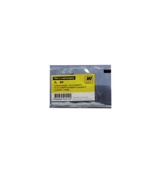 Чип Hi-Black к картриджу Kyocera Mita FS-C2026/C2126MFP/C5250DN, C, TK-590, 5К