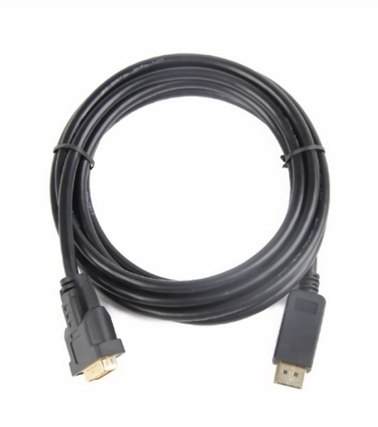 Кабель DisplayPort-DVI Gembird/Cablexpert 3м, 20M/19M, черный, экран, пакет