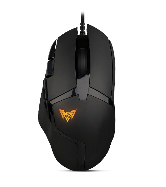 Мышь проводная Crown CMGM-901 черный, 4800 dpi, USB, кнопки - 8