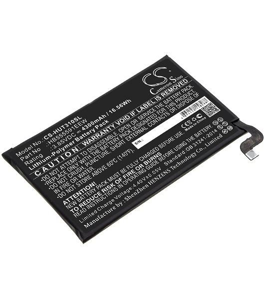 Аккумулятор CameronSino CS-HUT310SL HB555591EEW для Huawei Mate 30 Pro 3.85V, 4300mAh, 16.56Wh