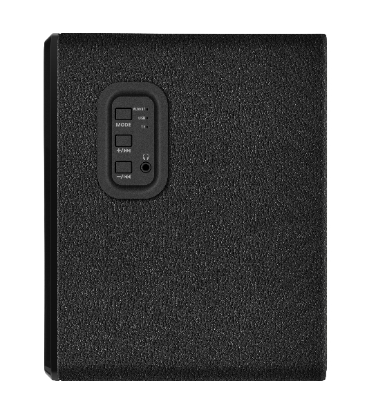 Акустическая система SVEN SPS-730 2.0 черные (2x25Вт, экокожа, USB/SD, пульт ДУ, Bluetooth)