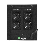 Источник бесперебойного питания ExeGate SpecialPro UNB-1000.LED.AVR.4SH (1000VA/700W, LED, AVR, 4*Schuko, батарея 12V 7.2Ah - 2 шт., металлический корпус, Black), фото6